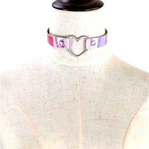 Metallic pink Chocker necklace